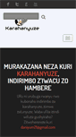 Mobile Screenshot of karahanyuze.com